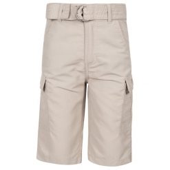 Trespass Craftly - Krótkie unisex z miękkiego kamienia. Brązowe szorty Trespass, bez wzorów, sportowe. W wyprzedaży za 161.00 zł.