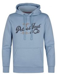 Petrol Bluza "Kennewick" w kolorze błękitnym rozmiar: XL. Niebieskie bluzy Petrol, xl, bez wzorów, z bawełny, z kapturem. Za 162.87 zł.