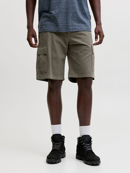 Jack & Jones Bojówki "Cole" w kolorze khaki rozmiar: M. Brązowe joggery i bojówki Jack & Jones, m, bez wzorów, z bawełny. Za 100.99 zł.