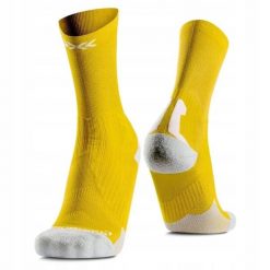 Skarpety unisex X-Socks Bike Perform Crew Flash Yellow Y012. Żółte skarpety X-Socks, bez wzorów. Za 119.99 zł.