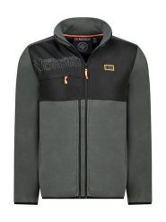 Geographical Norway Kurtka polarowa "Trasir" w kolorze ciemnoszaro-szarym rozmiar: S. Szare kurtki Geographical Norway, s, bez wzorów, z materiału, bez kaptura. Za 92.21 zł.