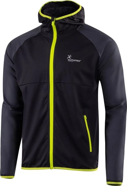 Męska kurtka softshell Klimatex Grapon czarna. Czarne kurtki PLASTIMO, m, bez wzorów, z gumy, bez kaptura. Za 198.20 zł.