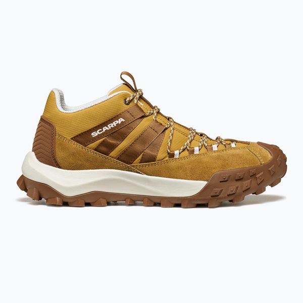 Buty turystyczne męskie SCARPA Rovechoco. Brązowe buty turystyczne Scarpa, bez wzorów, z materiału, bez zapięcia. Za 689.99 zł.