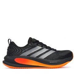 Buty do biegania adidas. Czarne buty do biegania Adidas, bez wzorów, bez zapięcia, do biegania. Za 399.99 zł.