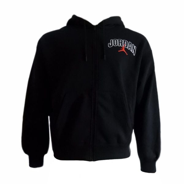 Bluza z kapturem Air Jordan Brooklyn Fleece Full-Zip Hoodie IB7908-010. Czarne bluzy z kapturem Jordan, bez wzorów, z kapturem. Za 412.85 zł.