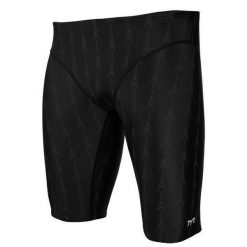 Spodenki pływackie męskie TYR FUSION2 JAMMER. Czarne odzież kąpielowa TYR, m, bez wzorów, sportowe. Za 299.98 zł.