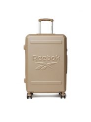 Reebok Walizka średnia CEO-RBK-WAL-023-CCC-M-1 Beżowy. Brązowe walizki Reebok, bez wzorów, z tworzywa sztucznego, średnie. Za 299.99 zł.