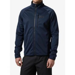 Kurtka polarowa męska Helly Hansen HP Windproof Fleece 2.0. Niebieskie kurtki Helly Hansen, m, bez wzorów, z polaru, bez kaptura. Za 497.99 zł.