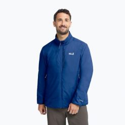 Kurtka ocieplana męska Jack Wolfskin Trail Light Ins 2IN1. Niebieskie kurtki Jack Wolfskin, l, bez wzorów, bez kaptura. Za 629.99 zł.