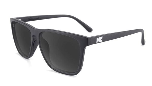 Okulary przeciwsłoneczne dla dorosłych - kategoria 3 z polaryzacją - Black /. Czarne okulary przeciwsłoneczne KNOCKAROUND, prostokątne. Za 187.85 zł.