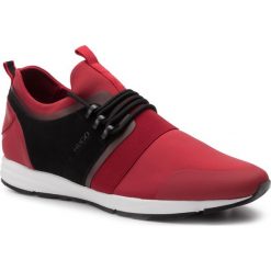 Sneakersy HUGO - Hybrid 50383765 10206651 01 Medium Red 610. Czerwone buty sportowe casual Hugo, bez wzorów, z materiału, bez zapięcia. W wyprzedaży za 499.00 zł.