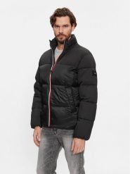 Tommy Hilfiger Kurtka zimowa Tech Stand Collar MW0MW27586 Czarny Regular Fit. Czarne kurtki Tommy Hilfiger, na zimę, m, bez wzorów, z syntetyku, bez kaptura. Za 899.99 zł.