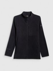 4F Polar regular bez kaptura męski - czarny M. Czarne bluzy z polaru 4F, m, bez wzorów, z materiału, bez kaptura. Za 299.99 zł.