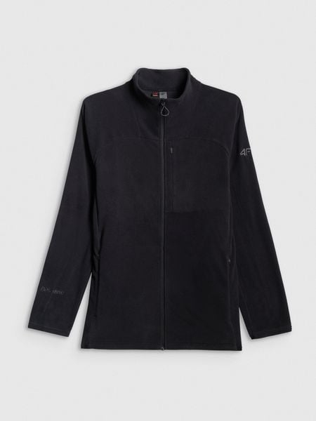 4F Polar regular bez kaptura męski - czarny L. Czarne bluzy z polaru 4F, l, bez wzorów, z materiału, bez kaptura. Za 299.99 zł.