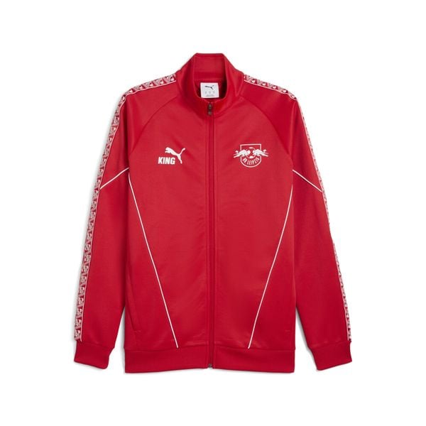 Męska kurtka RB Leipzig KING Anthem PUMA. Białe kurtki Puma, m, bez wzorów, bez kaptura, do biegania. Za 389.00 zł.
