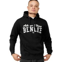 Bluza z kapturem Benlee Strong. Czarne bluzy z kapturem Benlee, m, bez wzorów, z bawełny, z kapturem. Za 247.50 zł.