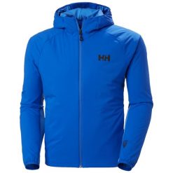 Izolacyjna kurtka z kapturem rozciągliwa Helly Hansen Odin 2.0 Lightweight. Niebieskie kurtki przeciwdeszczowe Helly Hansen, bez wzorów, z kapturem. W wyprzedaży za 768.75 zł.