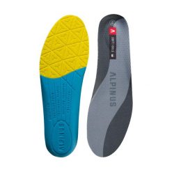 Wkładki do butów Alpinus Outdoor Comfort. Czarne buty trekkingowe Alpinus, bez wzorów, bez zapięcia. Za 39.00 zł.