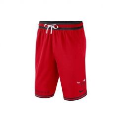 Spodnie koszykarskie męskie Nike Nba Chicago Bulls. Czerwone szorty Nike, m, bez wzorów, z materiału, sportowe. Za 357.00 zł.