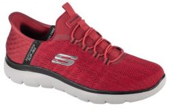 Tenisówki Skechers Model Summits - Key Pace Slip-ins Kolor Czerwony. Czerwone trampki Skechers, m, bez wzorów, bez zapięcia. Za 329.99 zł.