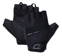 Rękawiczki rowerowe męskie Chiba Gel Comfort. Niebieskie rękawiczki Chiba, na lato, bez wzorów, z materiału. Za 112.00 zł.