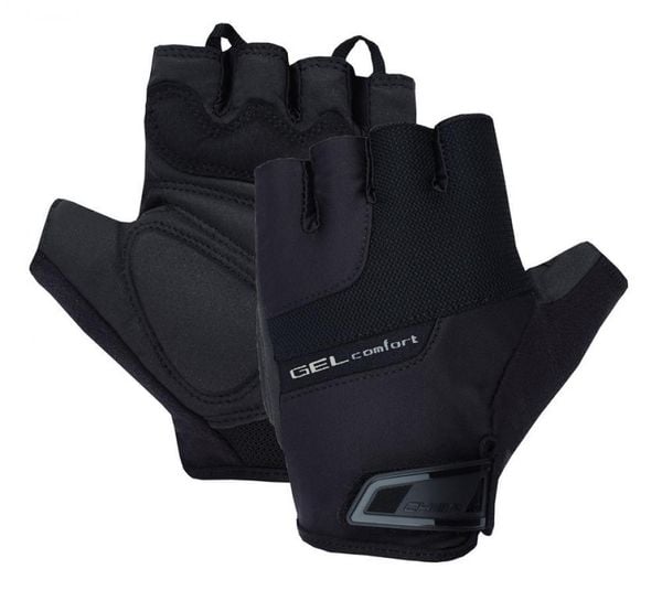 Rękawiczki rowerowe męskie Chiba Gel Comfort. Niebieskie rękawiczki Chiba, na lato, bez wzorów, z materiału. Za 112.00 zł.