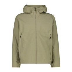 2-warstwowa kurtka wodoodporna CMP Unlimitech. Zielone kurtki CMP, xl, bez wzorów, z kapturem. Za 371.00 zł.
