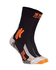 Skarpety trekkingowe X-Socks Trek Outdoor 4.0. Brązowe skarpety X-Socks, bez wzorów, z materiału. Za 126.85 zł.