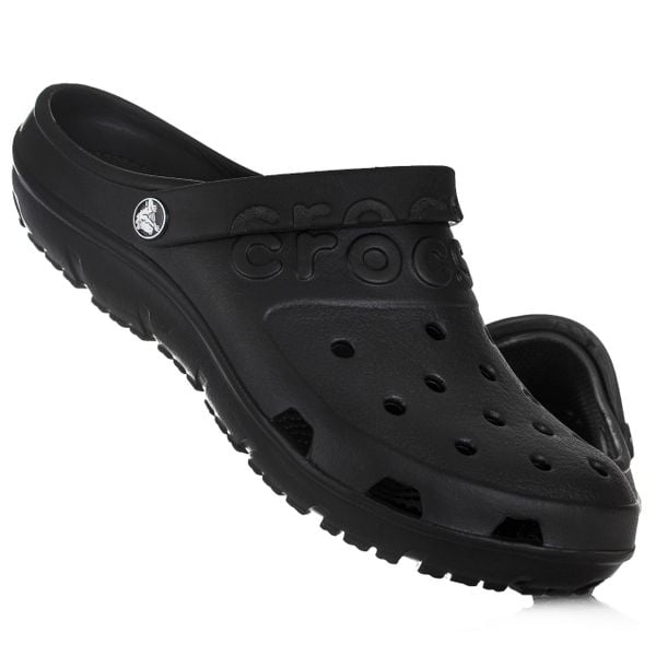 Klapki sportowe Crocs CROCBAND. Czarne klapki Crocs. W wyprzedaży za 89.00 zł.