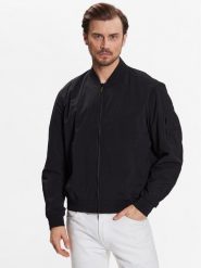 Calvin Klein Kurtka bomber Matt Crinkle Hero Bomber K10K111021 Czarny Regular Fit. Czarne kurtki CALVIN KLEIN, m, bez wzorów, z syntetyku, bez kaptura. Za 679.99 zł.