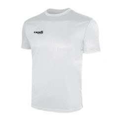 Koszulka piłkarska męska Capelli Basics I Adult Training. Białe t-shirty sportowe CAPELLI SPORT, bez wzorów, bez ramiączek, do piłki nożnej. Za 52.99 zł.