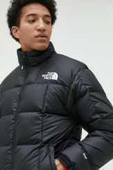 The North Face kurtka puchowa MENS LHOTSE JACKET męska kolor czarny zimowa. Czarne kurtki The North Face, na zimę, l, bez wzorów, z puchu, bez kaptura. W wyprzedaży za 1,039.90 zł.