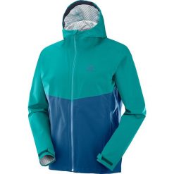 Kurtka funkcyjna "La Cote Flex" w kolorze niebiesko-turkusowym. Niebieskie kurtki Salomon, m, bez wzorów, z materiału, bez kaptura. W wyprzedaży za 351.95 zł.