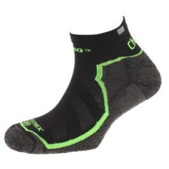 Skarpety trekkingowe coolmax Chiruca 360 Trail Running Reflectatnte. Czarne skarpety Chiruca, bez wzorów. Za 76.99 zł.