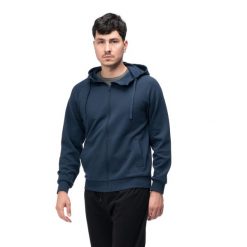 Męska Bluza Z Kapturem Misini Full Zip. Niebieskie bluzy z kapturem MARTES ESSENTIALS, m, bez wzorów, z bawełny, z kapturem. Za 113.99 zł.