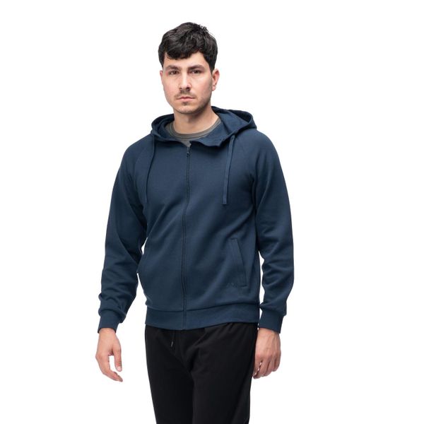 Męska Bluza Z Kapturem Misini Full Zip. Niebieskie bluzy z kapturem MARTES ESSENTIALS, m, bez wzorów, z bawełny, z kapturem. Za 113.99 zł.