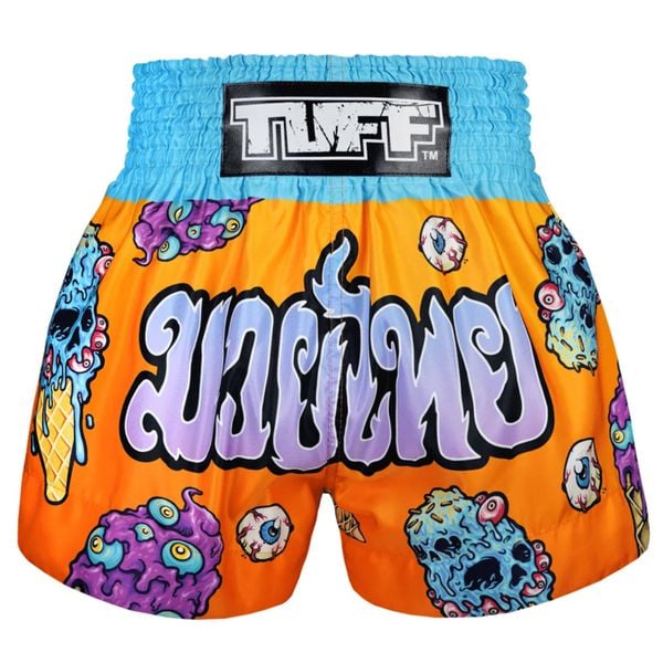 Spodenki treningowe TUFF Eye Scream XL. Brązowe krótkie spodenki sportowe TUFF, xl, bez wzorów, sportowe. Za 149.00 zł.