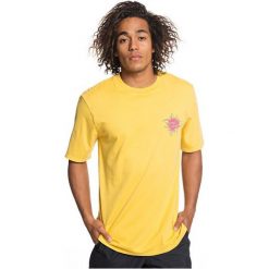 Quiksilver T-shirt męski "Quik Tribe SS Amber Yellow EQYZT05249-NHA0 (rozmiar M). Żółte t-shirty sportowe Quiksilver, bez wzorów, z bawełny, bez ramiączek. W wyprzedaży za 92.00 zł.