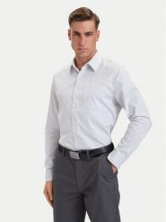 Calvin Klein Koszula Eoe Oxford LV04LH111G Biały Regular Fit. Białe koszule CALVIN KLEIN, m, bez wzorów, z bawełny, bez kołnierzyka, bez ramiączek. Za 409.99 zł.