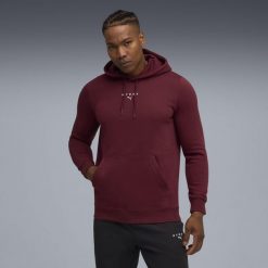 Męska gruba bluza z kapturem PUMA × HYROX PUMA. Czerwone bluzy z kapturem Puma, m, bez wzorów, z kapturem. Za 349.00 zł.