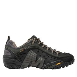 Buty trekkingowe męskie Merrell Jungle Moc. Brązowe trekkingi Merrell, bez wzorów, z materiału, bez zapięcia. Za 435.00 zł.