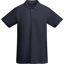 Męska Koszulka Polo Prince Z Krótkim Rękawem. Niebieskie koszulki polo ROLY, m, bez wzorów, bez kołnierzyka, bez ramiączek, do biegania. Za 76.99 zł.