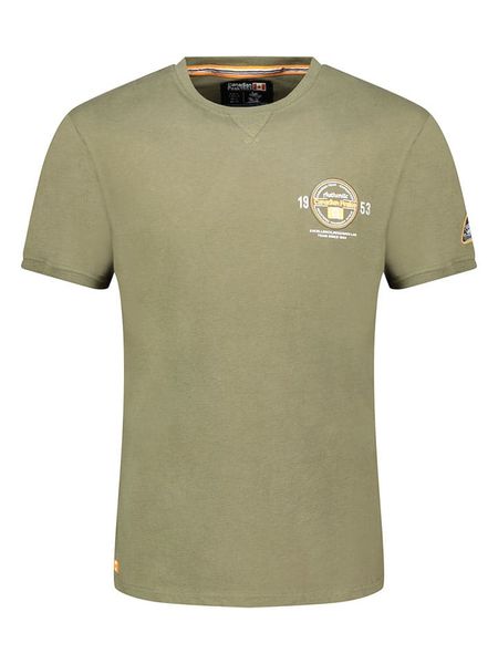 Canadian Peak Koszulka "Jeraldeak" w kolorze khaki rozmiar: M. Brązowe bezrękawniki Canadian Peak, m, bez wzorów, z bawełny, bez kołnierzyka, bez ramiączek. Za 52.42 zł.