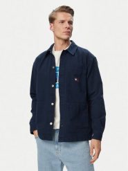 Tommy Jeans Kurtka jeansowa DM0DM20236 Granatowy Regular Fit. Niebieskie kurtki Tommy Jeans, m, bez wzorów, z bawełny, bez kaptura. Za 409.99 zł.