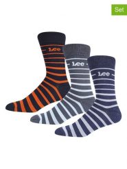 LEE Underwear Skarpety (3 pary) "McCourt" w różnych kolorach rozmiar: 43-46. Skarpety LEE Underwear, bez wzorów. Za 32.90 zł.