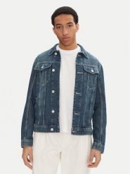 Tom Tailor Kurtka jeansowa 1044967 Niebieski Regular Fit. Niebieskie kurtki Tom Tailor, m, bez wzorów, z bawełny, bez kaptura. Za 229.99 zł.