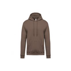 Bluza z kapturem Kariban. Brązowe bluzy z kapturem KARIBAN, m, bez wzorów, z kapturem. Za 174.00 zł.