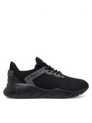 Blauer Sneakersy S5HULETT01/KNI Czarny. Czarne buty sportowe casual Blauer, bez wzorów, z materiału, bez zapięcia. Za 309.99 zł.