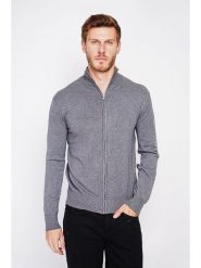 C& Jo Kardigan w kolorze antracytowym rozmiar: 42. Szare swetry rozpinane C& Jo, bez wzorów, z kaszmiru, bez kołnierzyka, bez ramiączek. Za 165.99 zł.