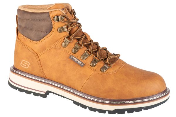 Trapery męskie, Corado - Jaxx. Brązowe trapery Skechers, z materiału, bez zapięcia. Za 299.99 zł.